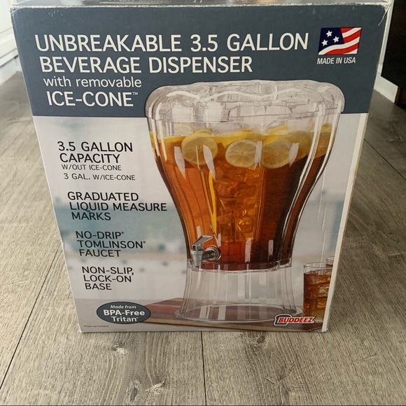 Buddeez Other - Buddeez Unbreakable 3.5 Gallon Beverage Dispenser